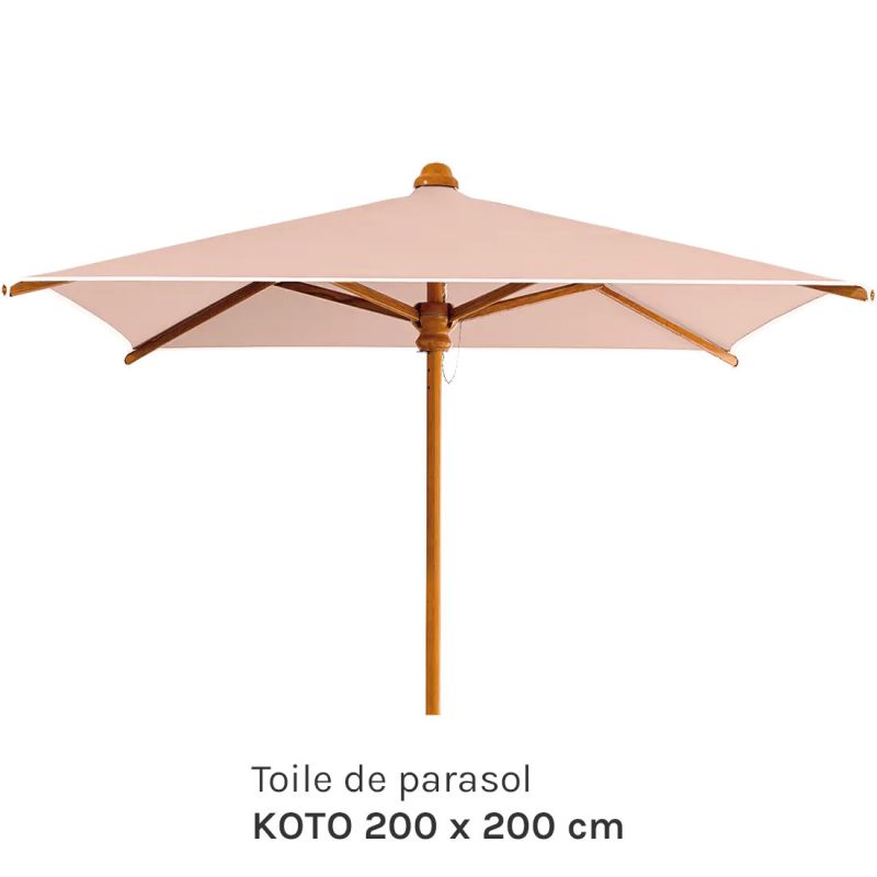 Toile de parasol couverture 200 x 200 cm KOTO