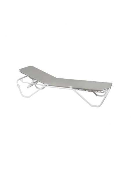 Bain de soleil en aluminium trempé MARINA
