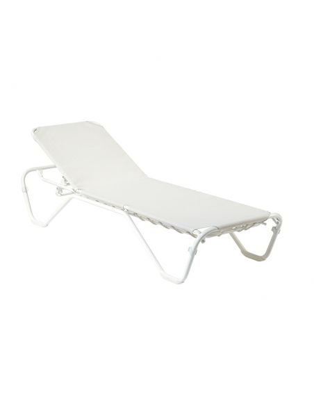 Bain de soleil en aluminium trempé MARINA