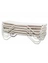 Bain de soleil en aluminium trempé MARINA