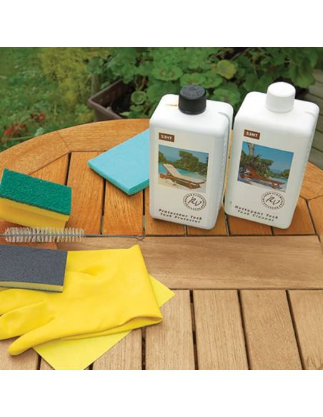 Kit complet de rénovation et entretien du teck