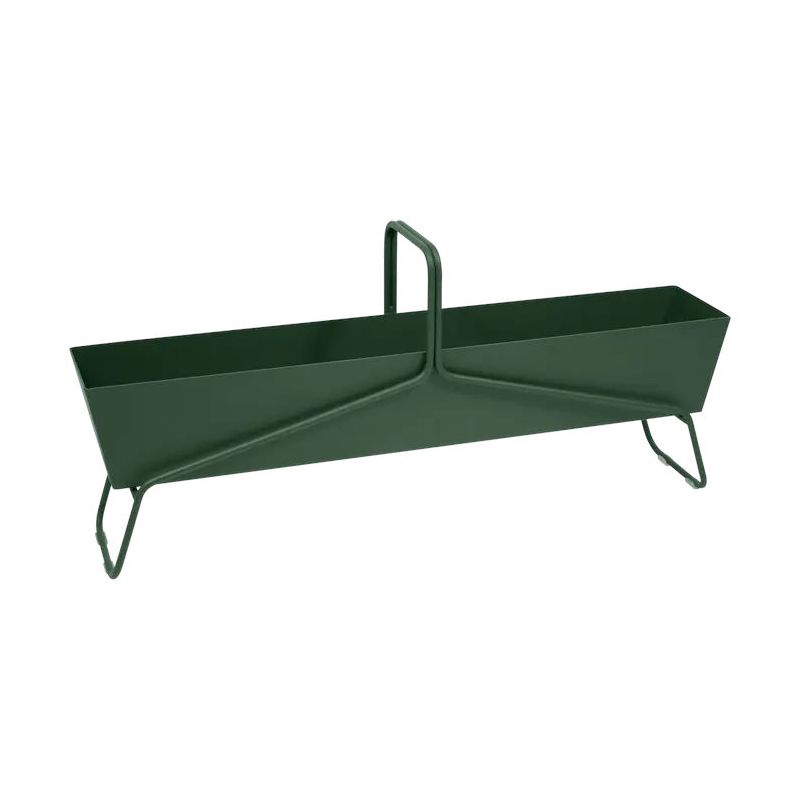 Jardinière longue et basse en métal BASKET