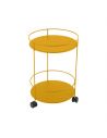 Guéridon à roulettes double plateau plein GUINGUETTE