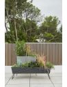 Jardinière longue et basse en métal BASKET