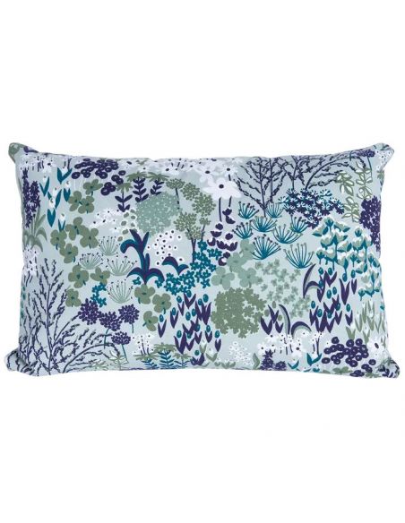 Coussin outdoor champêtre 44 x 44 cm BOUQUET SAUVAGE