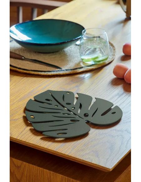 Dessous de plat monstera 24 x 22 cm BOUQUET SAUVAGE