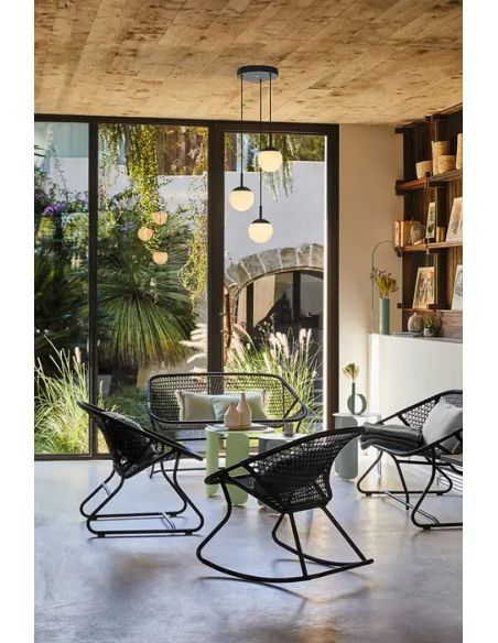 Suspension triple diamètre 15 cm MOOON!