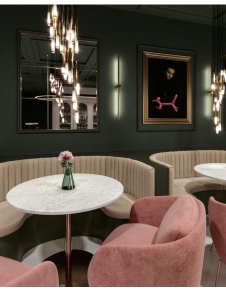 Quartz RIVIÈRE ROSE, épaisseur 1.2 cm