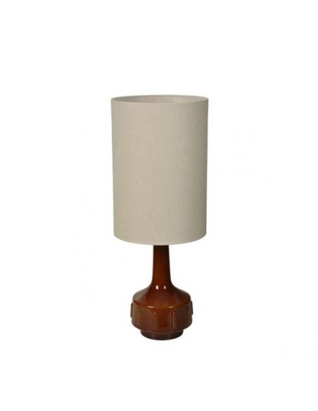 Lampe de bahut JIMMY L brun/rustic galon oat meal