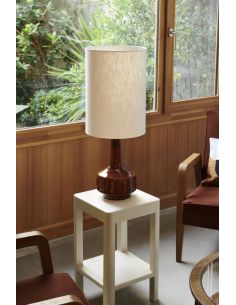 Lampe de bahut JIMMY L brun/rustic galon oat meal 2