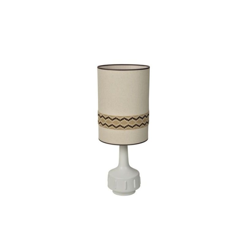 Lampe de bahut JIMMY L blanc/rustic oat meal/galon