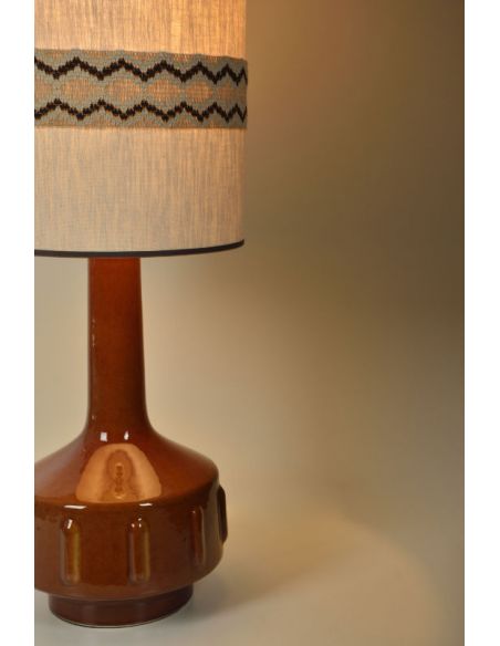 Lampe de bahut JIMMY XL brun/rustic oat meal/galon