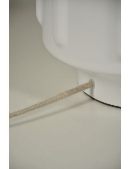 Lampe de bahut JIMMY XL blanc/rustic oat meal/galon