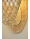 Applique 1 lumière COQUILLAGE naturel