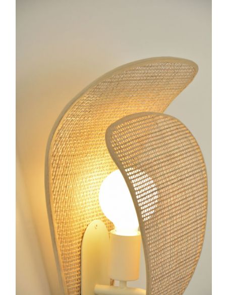 Applique 1 lumière COQUILLAGE naturel