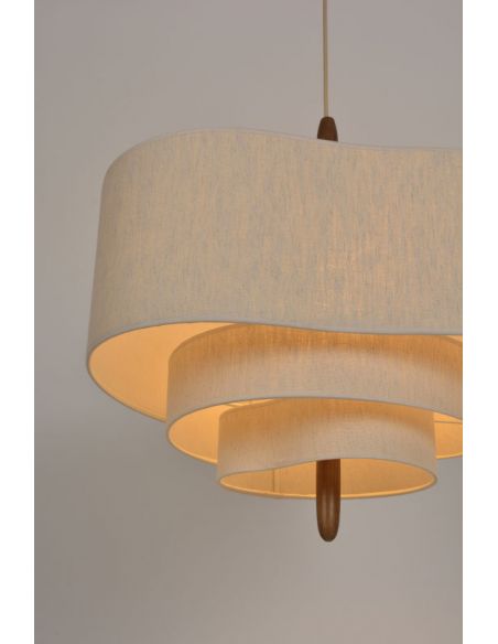 Suspension PEBBLE D58 crème