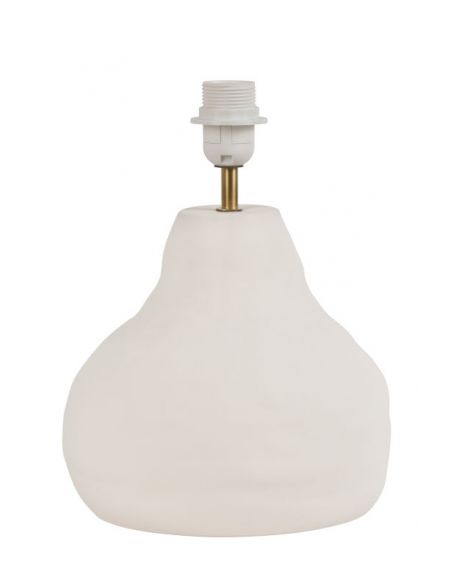 Lampe en céramique mate PORTINATX M blanc
