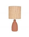 Lampe en céramique mate PORTINATX L terracotta