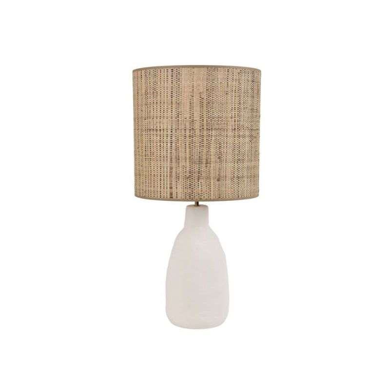 Lampe en céramique mate PORTINATX L blanc