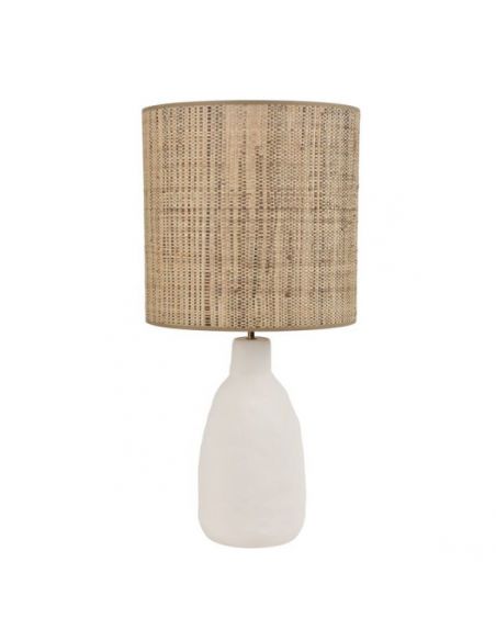 Lampe en céramique mate PORTINATX L blanc