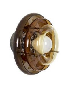 Applique au design rétro SUNSET ambre