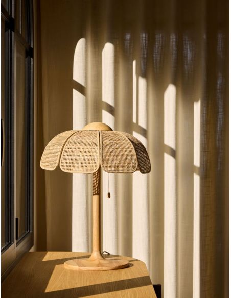 Lampe 2 lumières COQUILLAGE naturel