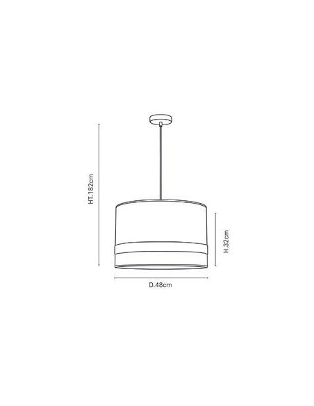 Suspension JIMMY D48 rustic galon