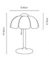 Lampe 2 lumières COQUILLAGE naturel
