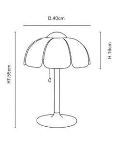 Lampe 2 lumières COQUILLAGE lin écru 2