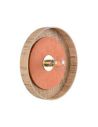 Applique forme cylindre en bana PORTINATX D40 terracotta
