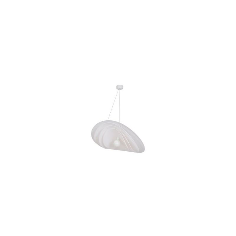 Suspension 1 lumière SELENITIS D78 blanc