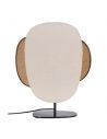 Lampe 3 lumières base en métal peint SCREEN 70'S bouleau/curry