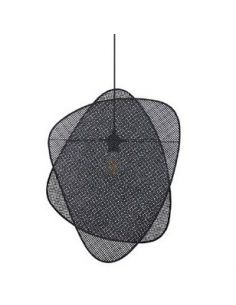 Suspension 1 lumière SCREEN S cannage noir