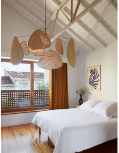 Suspension esprit mobile SCREEN XL raphia 2