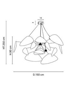 Suspension esprit mobile SCREEN XXL murano 2