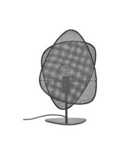 Lampe base en métal peint SCREEN cannage noir