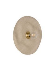 Applique avec abat-jour en matière Varian® RIVAGE XS naturel