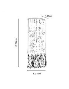 Applique 2 lumières FORMENTERA H47 bana 2