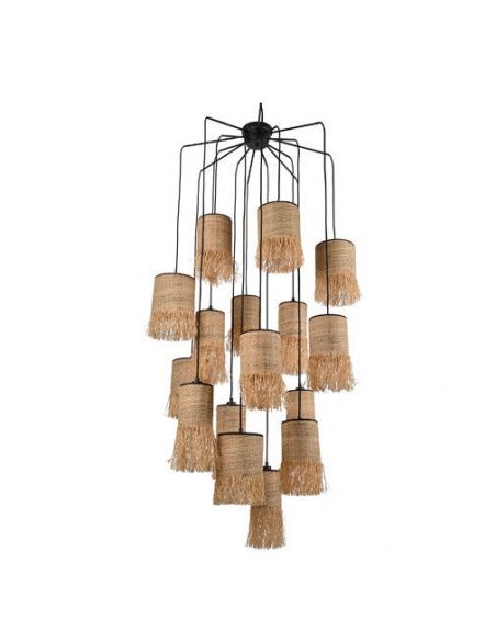 Suspension 16 lumières FORMENTERA bana