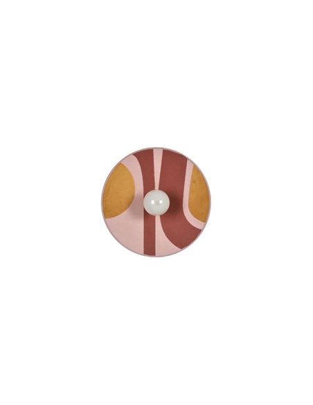 Applique forme conique bi-matière SONIA LAUDET D40 rose