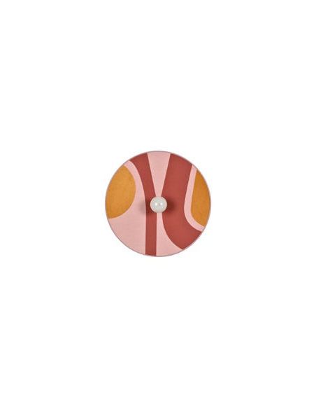 Applique forme conique bi-matière SONIA LAUDET D60 rose