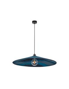 Suspension 1 lumière SONIA LAUDET D80 malachite nuit