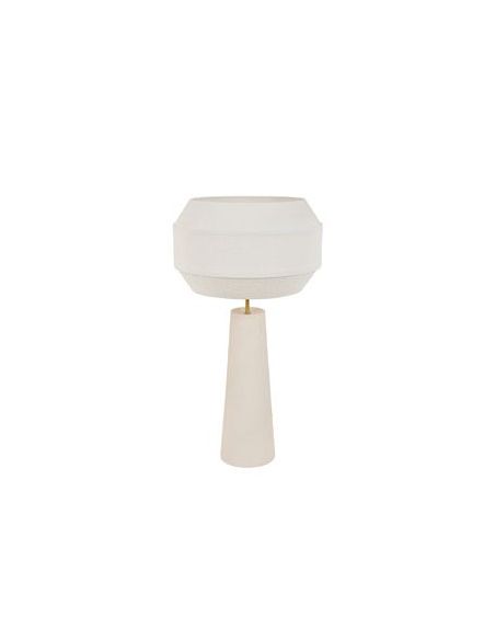 Lampe en céramique mat COSINESS H85 blanc