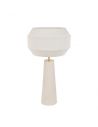 Lampe en céramique mat COSINESS H85 blanc