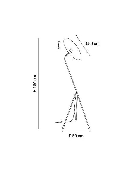 Lampadaire GATSBY myra