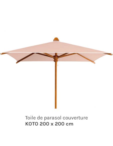 Toile de parasol couverture KOTO 200 x 200 cm