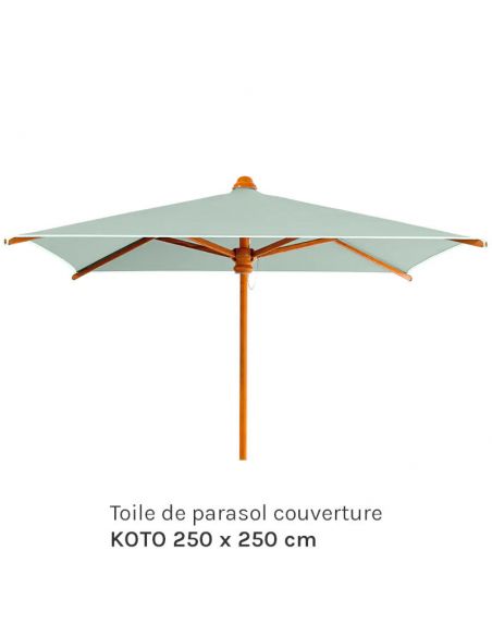 Toile de parasol couverture KOTO 250 x 250 cm