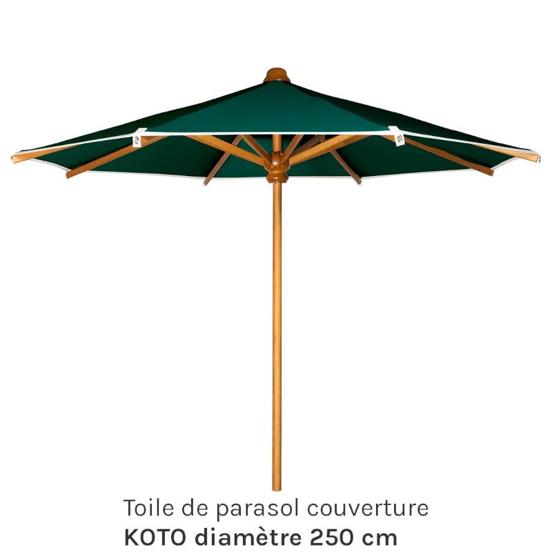 Toile de parasol couverture KOTO diamètre 250 cm