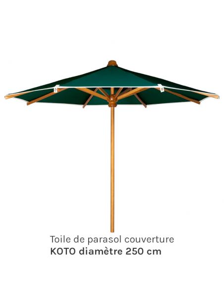 Toile de parasol couverture KOTO diamètre 250 cm