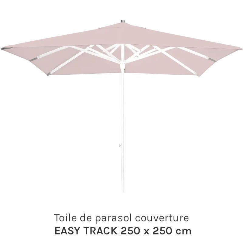 Toile de parasol couverture EASY TRACK 250 x 250 cm